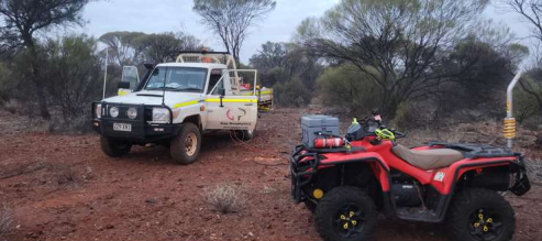 Gap Geophysics survey at Golden Range