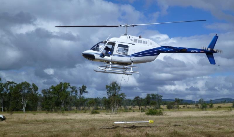 HeliSAM helicopter and bird